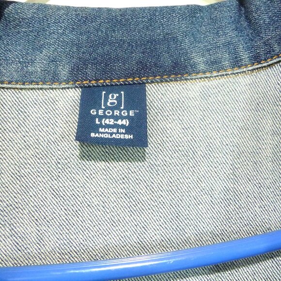 GEORGE DENIM JACKET SIZE LARGE - Picture 2 of 7